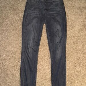 PAIGE Dark Wash Skinny Jeans